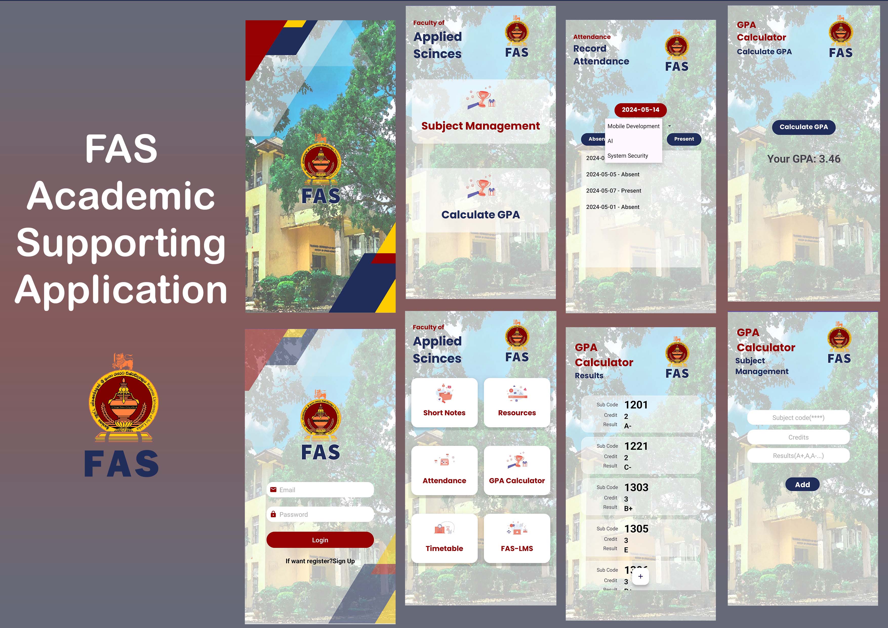FAS Academic App