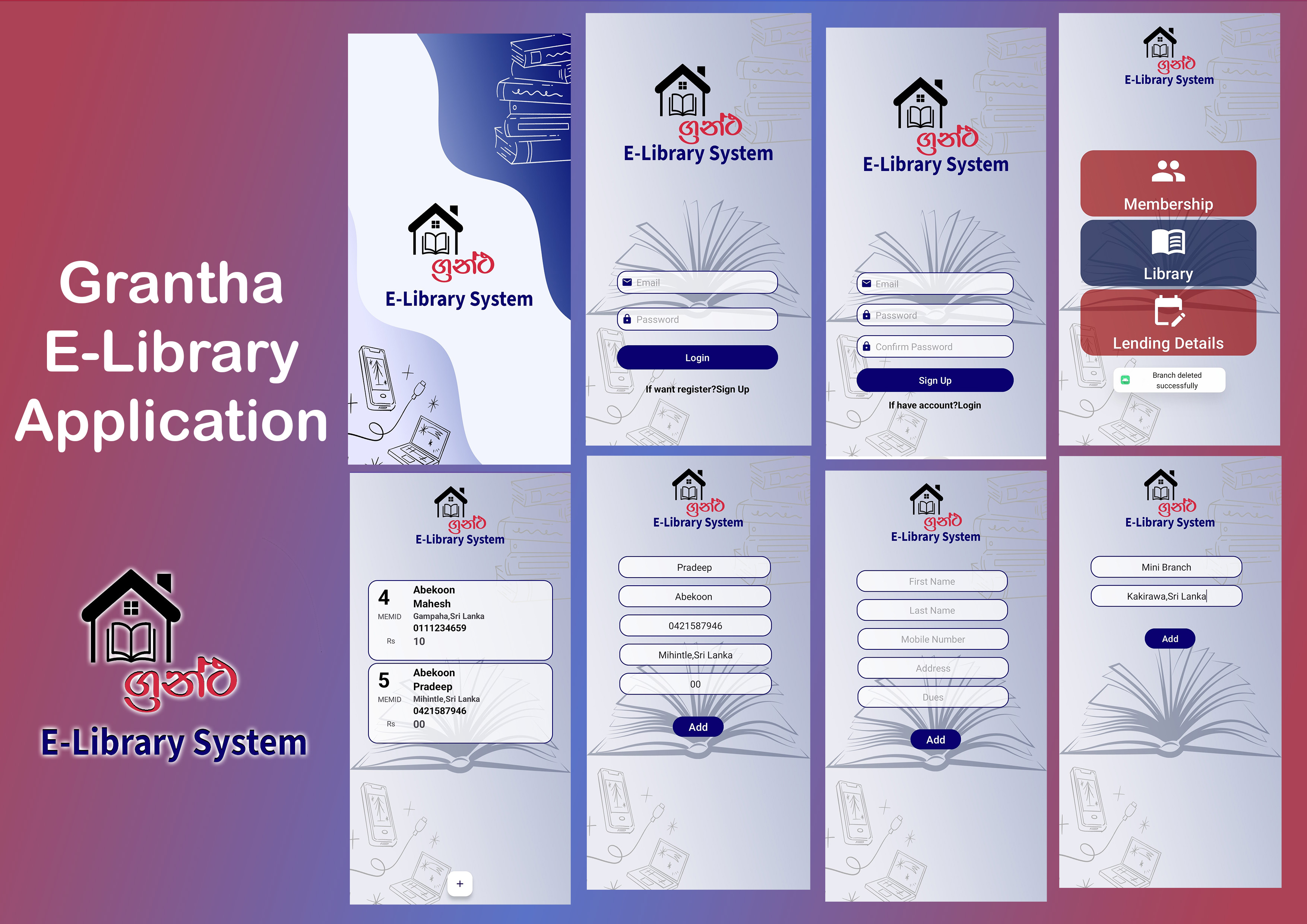 Grantha E-Library App